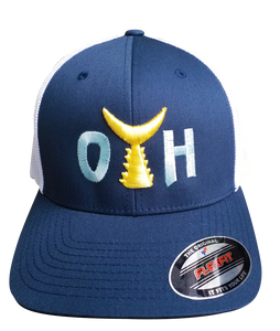 O.T.H. Navy Seafrost with Yellow Fitted Hat