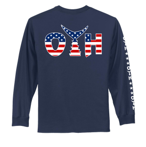 Navy Blue Freedom O.T.H. Athletic Long Sleeve Performance