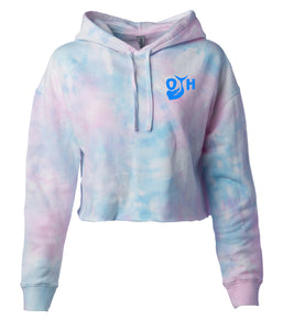 O.T.H. Mermaid Cropped Hoodie - Cotton Candy