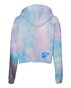 O.T.H. Mermaid Cropped Hoodie - Cotton Candy