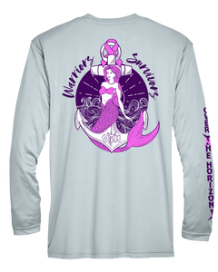O.T.H. Breast Cancer Mermaid Long Sleeve ATHLETIC Unisex shirt