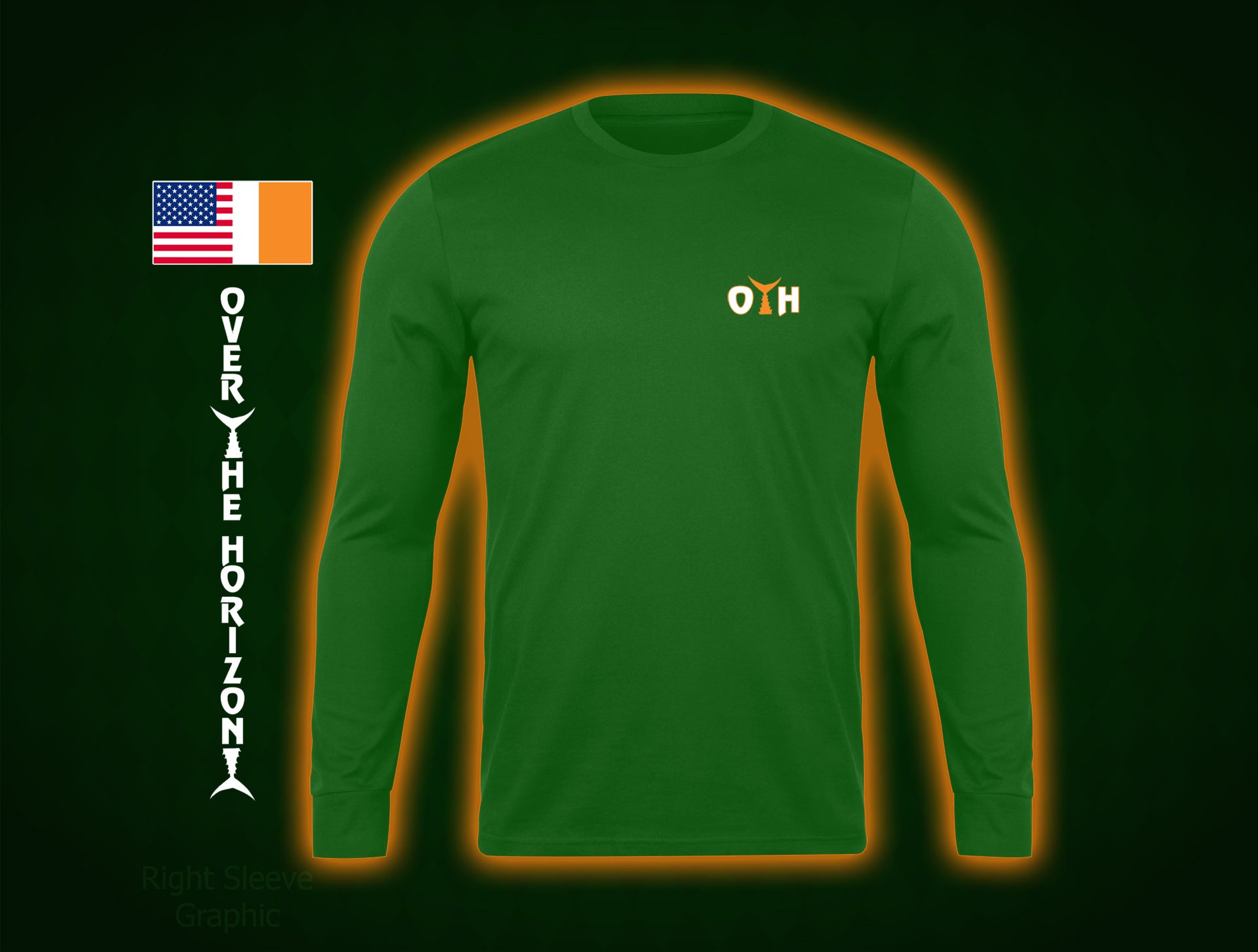 St. Patrick's Day Tuna Tail Athletic Performance Long-Sleeve - LIMITED EDITION