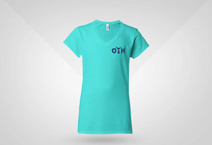 O.T.H. Womens Short Sleeve V-Neck Tee