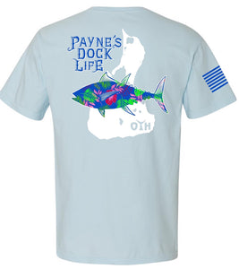 Paynes Dock Block Island OTH Tuna Logo T-shirt