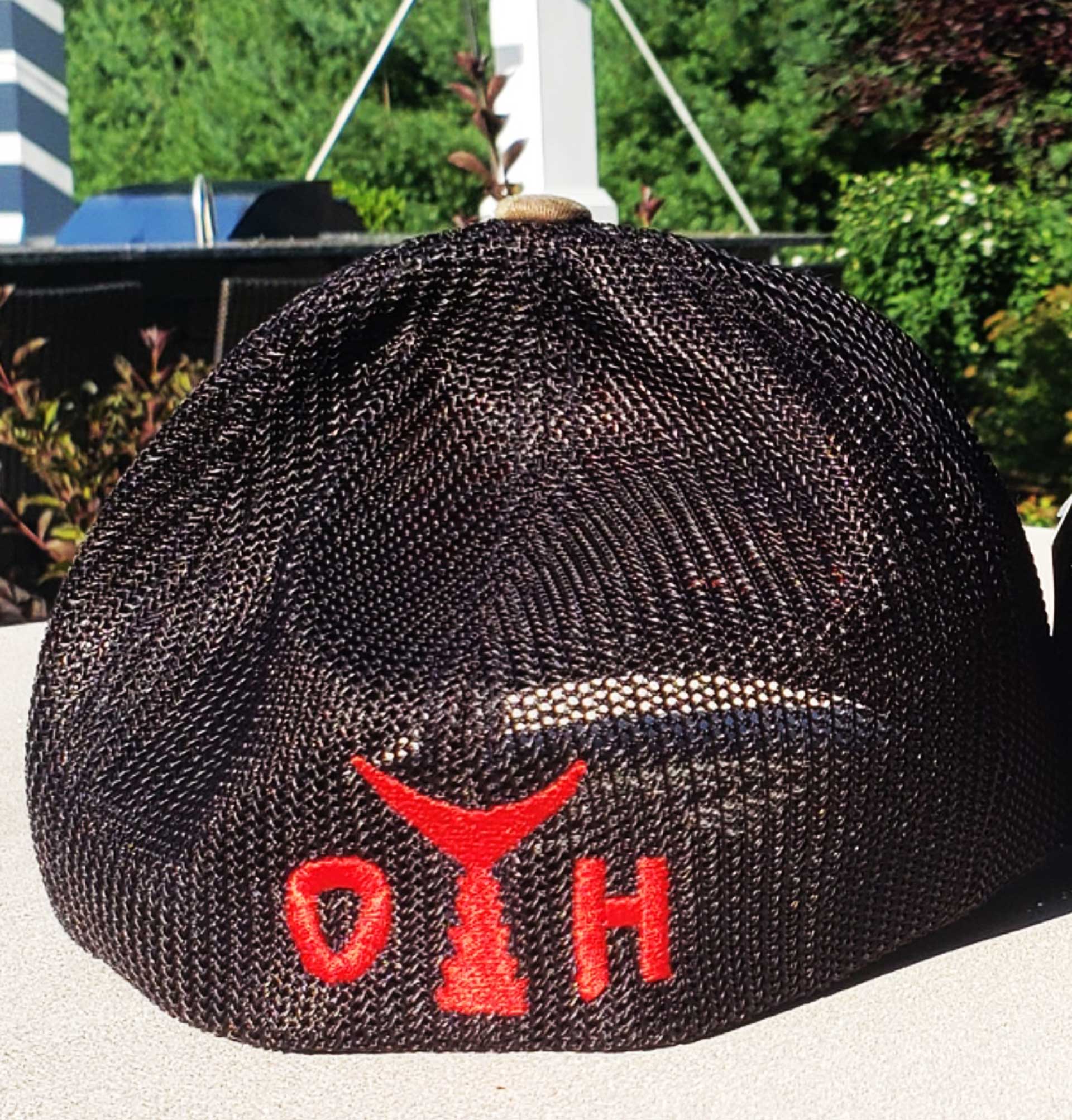 O.T.H. Flag Camoflauge Fitted Hat w black mesh backing OTH Logo on back